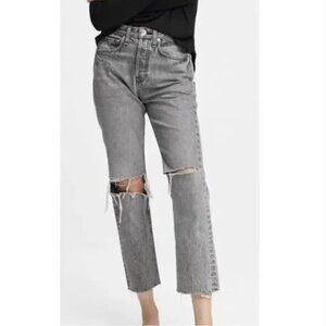 rag & bone | Maya High Rise Ankle Slim Fit Jeans in Zeus - Size 26